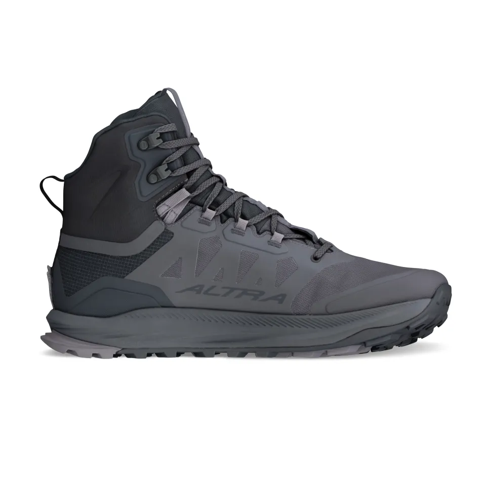 Altra Lone Peak 9 Waterproof Mid Mens – Black/Gray