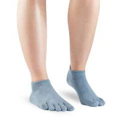 Knitido Essentials – Sneaker tåsokker – Blue Grey