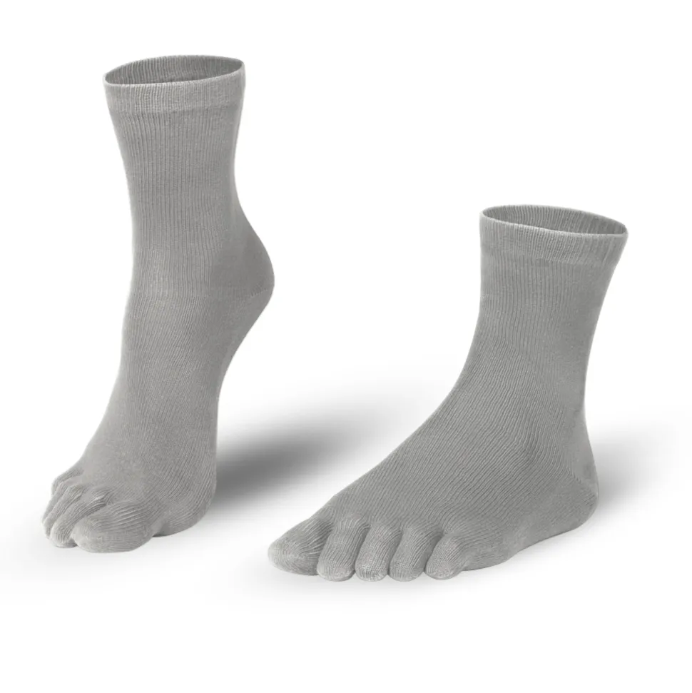 Knitido Essentials Midi Tåsokker – Light Grey