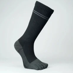 My Foot Function Tåsokker – Crew Length – Black & Grey