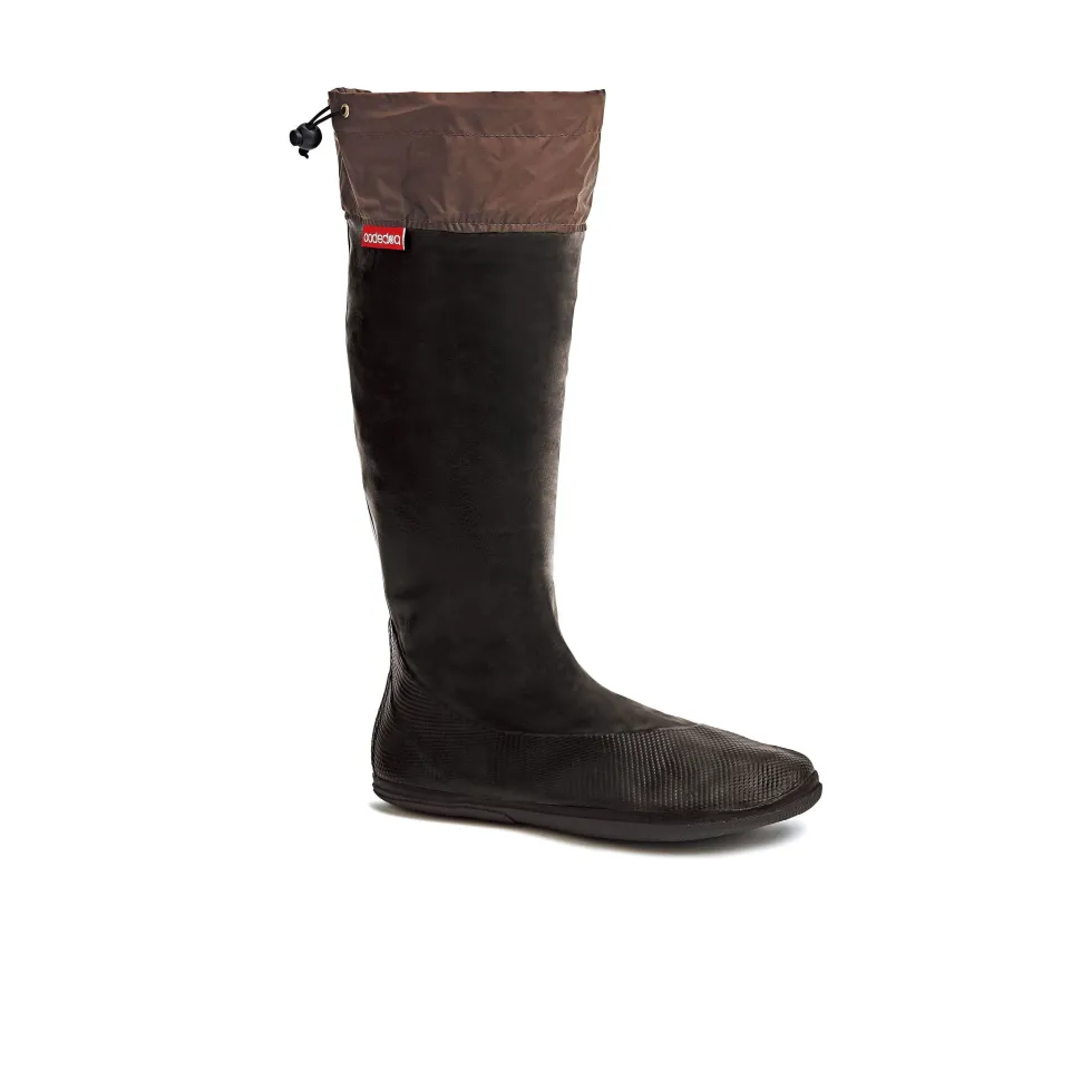 Pokeboo – Foldbare Gummistøvler – Black/Brown