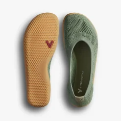 Vivobarefoot Asana Yin Ballerina Knit Womens – Dusty Green