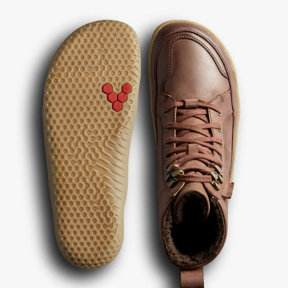 Vivobarefoot Gobi Boot Warmlined Womens – Bark