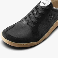 Vivobarefoot Gobi II Sneaker Premium Leather Mens – Obsidian