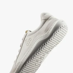 Vivobarefoot Gobi II Sneaker Premium Leather Womens – Limestone (Vaporous Grey)