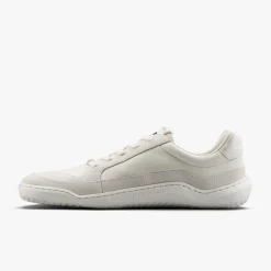 Vivobarefoot Gobi II Sneaker Premium Leather Womens – Limestone (Vaporous Grey)