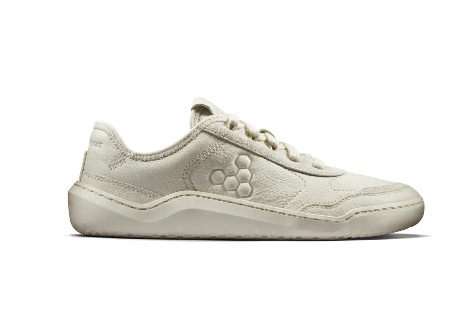 Vivobarefoot Gobi Sneaker Leather Womens – Limestone