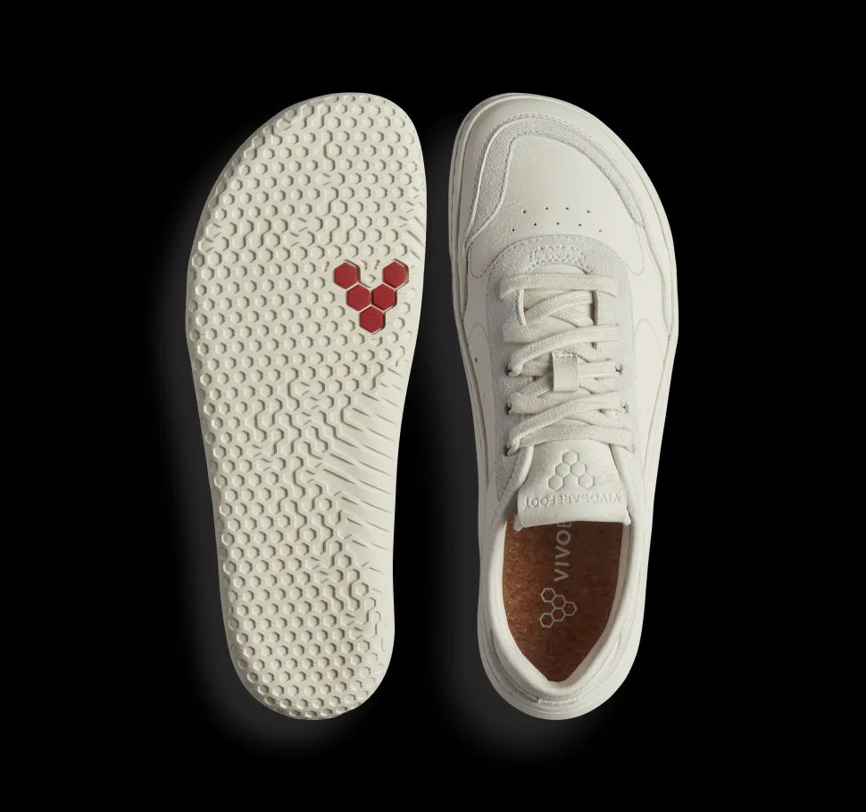 Vivobarefoot Gobi Sneaker Leather Womens – Limestone