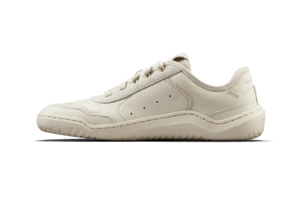 Vivobarefoot Gobi Sneaker Leather Womens – Limestone