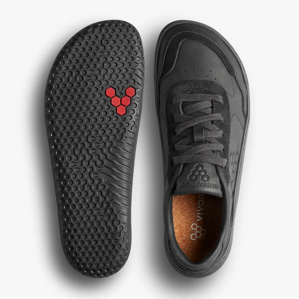Vivobarefoot Gobi Sneaker Leather Womens – Obsidian
