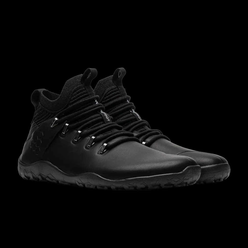 Vivobarefoot Magna Leather FG Mens – Obsidian