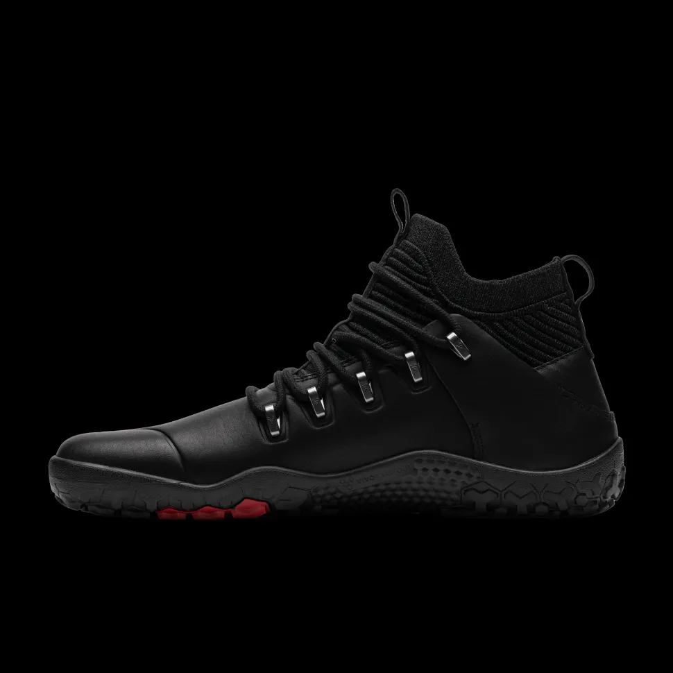 Vivobarefoot Magna Leather FG Mens – Obsidian