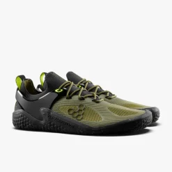 Vivobarefoot Motus Strength Mens – Forest Green/Acid Lime