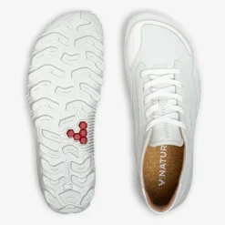 Vivobarefoot Novus Mens – White Leather
