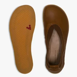 Vivobarefoot Opanka Ballerina Womens – Tan