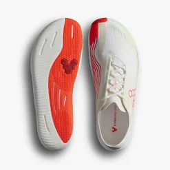 Vivobarefoot Primus Flow Womens – Bright White/Neon-Orange