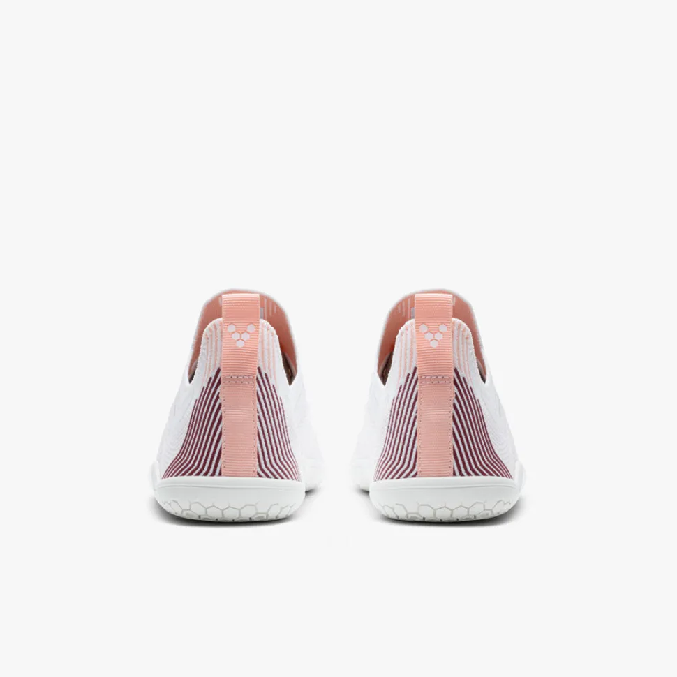 Vivobarefoot Primus Lite Knit Womens – White/Peach Melba