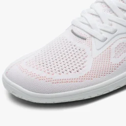 Vivobarefoot Primus Lite Knit Mens – White/Peach Melba