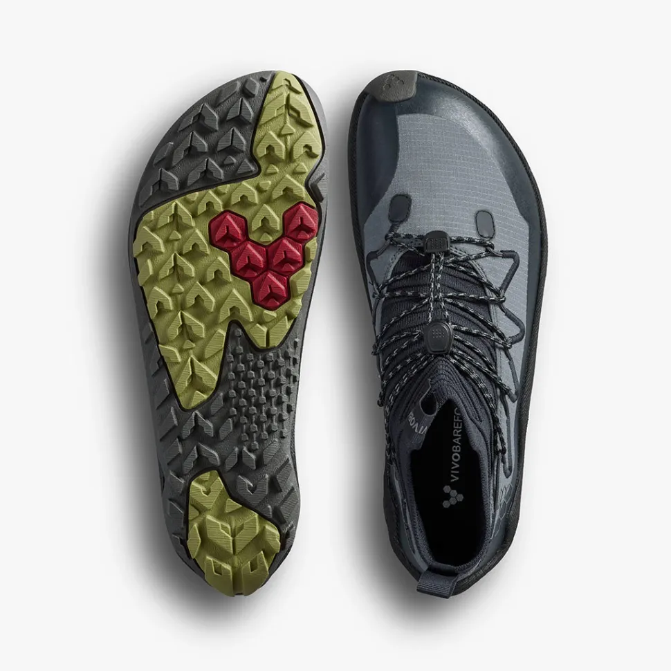 Vivobarefoot Primus Trail Flow Mid Womens – Dark Shadow
