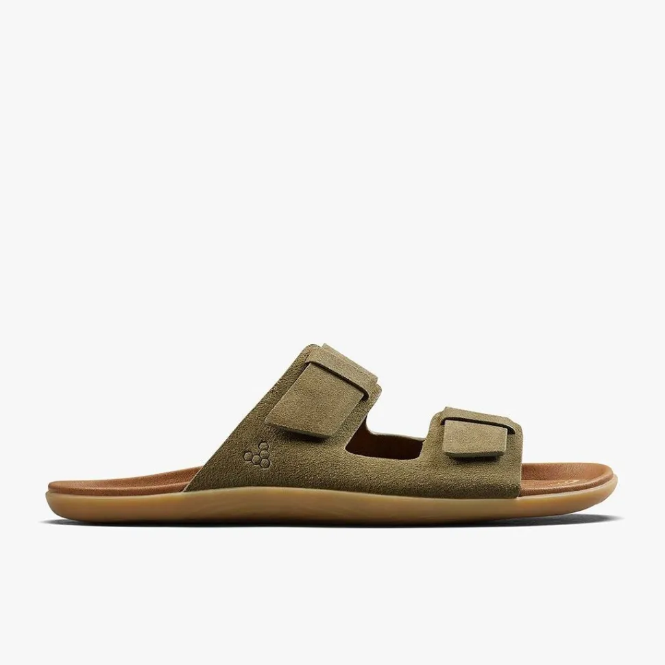 Vivobarefoot Sensus Yin Slide Womens – Dark Olive