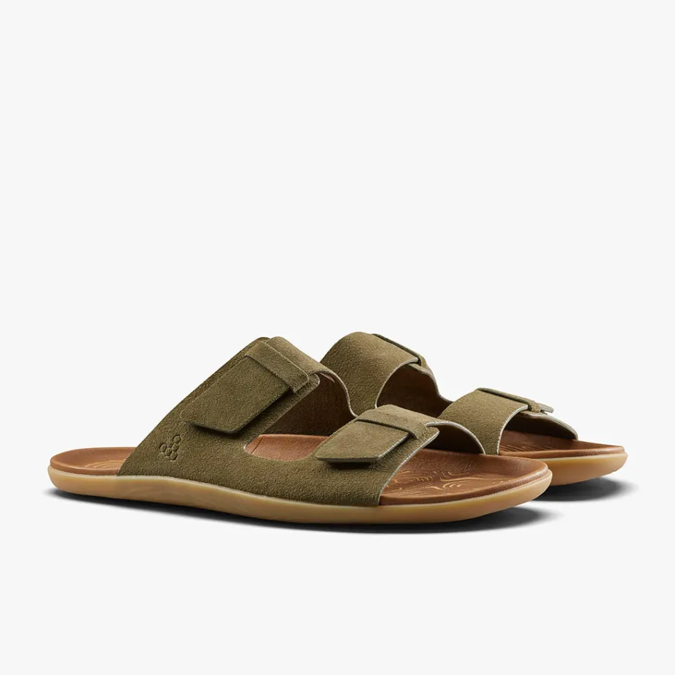 Vivobarefoot Sensus Yin Slide Womens – Dark Olive
