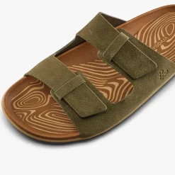 Vivobarefoot Sensus Yin Slide Womens – Dark Olive