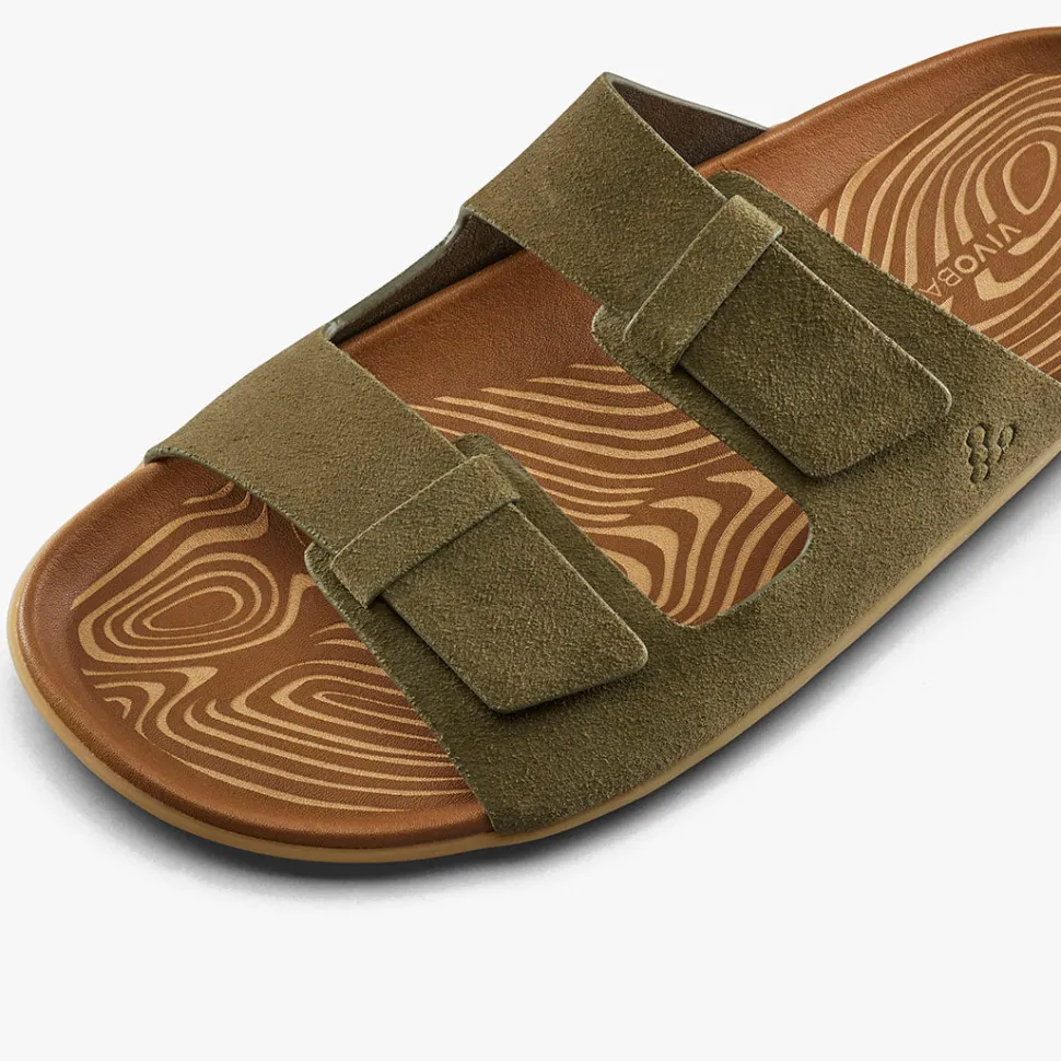 Vivobarefoot Sensus Yin Slide Womens – Dark Olive