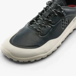 Vivobarefoot Tracker Leather AT Low Womens – Obsidian/White