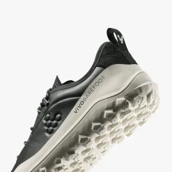 Vivobarefoot Tracker Leather AT Low Womens – Obsidian/White
