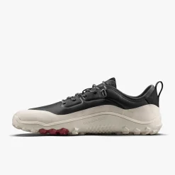 Vivobarefoot Tracker Leather AT Low Womens – Obsidian/White