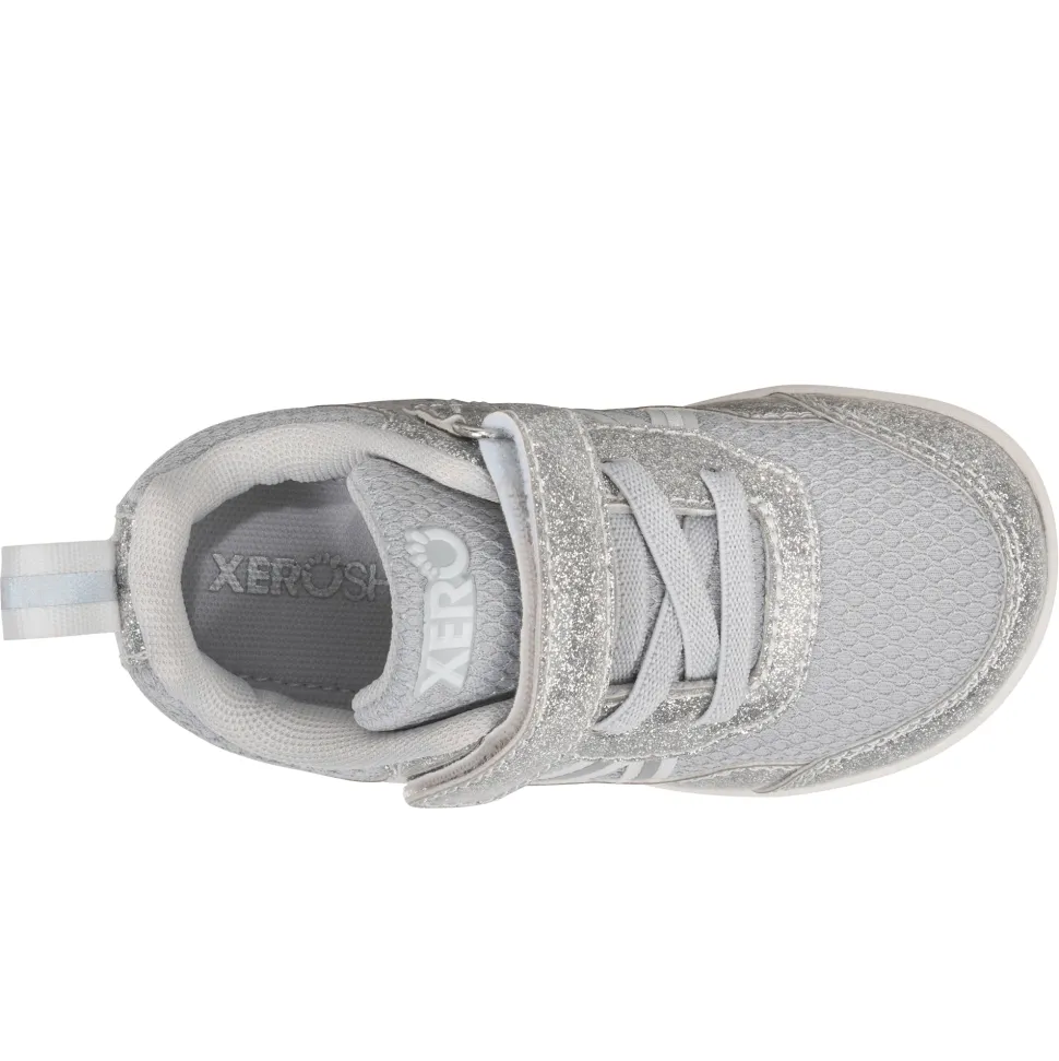 Xero Shoes Prio Little Kids – Silver Glitter